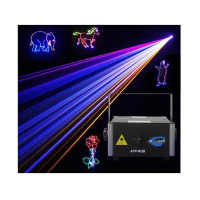 Ánh sáng laser sân khấu ATG 6W RGB cho DMX512 điều khiển từ xa đèn LED Proje DJ KTV Disco