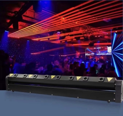 8 Eyes RGB Laser LED Bar Light 50000Hrs Thời gian sống cho màn trình diễn sân khấu DJ Disco