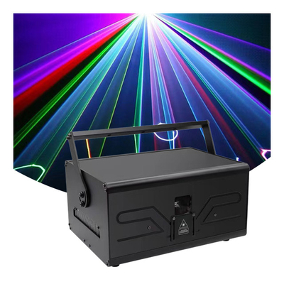 10W Full Color RGB Laser Light TUV Chứng nhận cho màn trình diễn sân khấu DJ Disco Giáng sinh