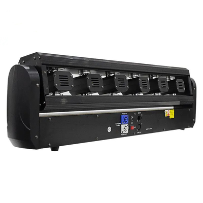 6pcs RGBW 6 Eye Laser Stage Light Led Beam Moving Head Cho Câu lạc bộ đêm