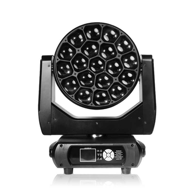 RGBW đèn LED di chuyển đèn pha Bar DJ hiển thị đèn DMX 3d ống dọc với trọng tâm cho câu lạc bộ Dmx 512 Đèn sân khấu 90 800w 19x 40W 4in1
