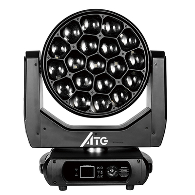 DMX512 chiếu sáng sân khấu DJ Đèn thiết bị 19 * 20W Bee Eye Zoom Di chuyển đèn đầu cho sự kiện sân khấu đám cưới disco